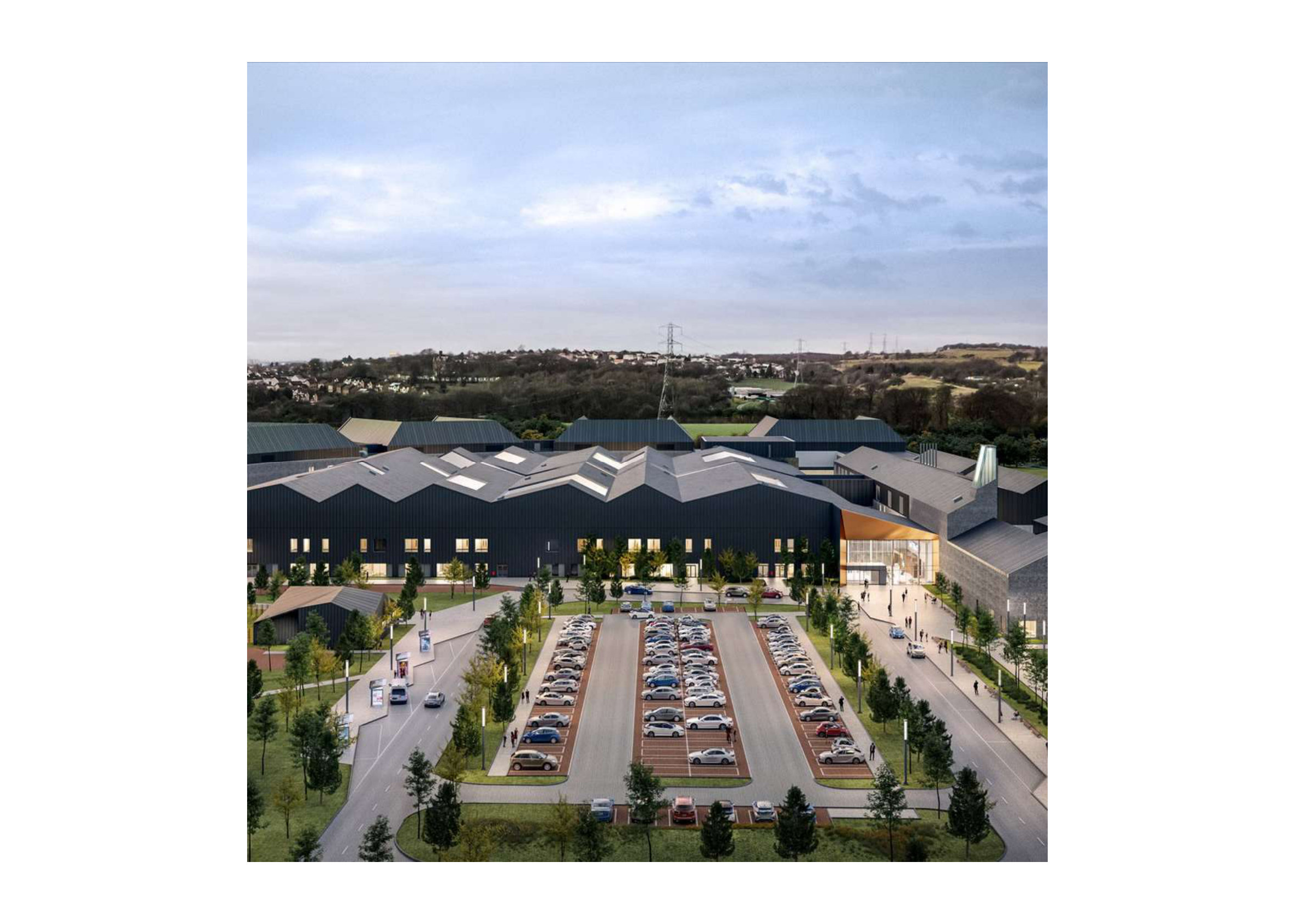 Monklands Hospital project visual page